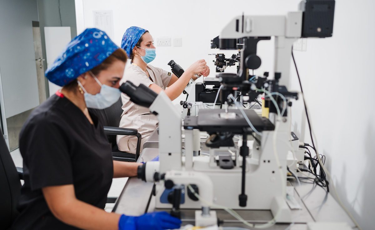 Embryology laboratory at Cyprus IVF Hospital